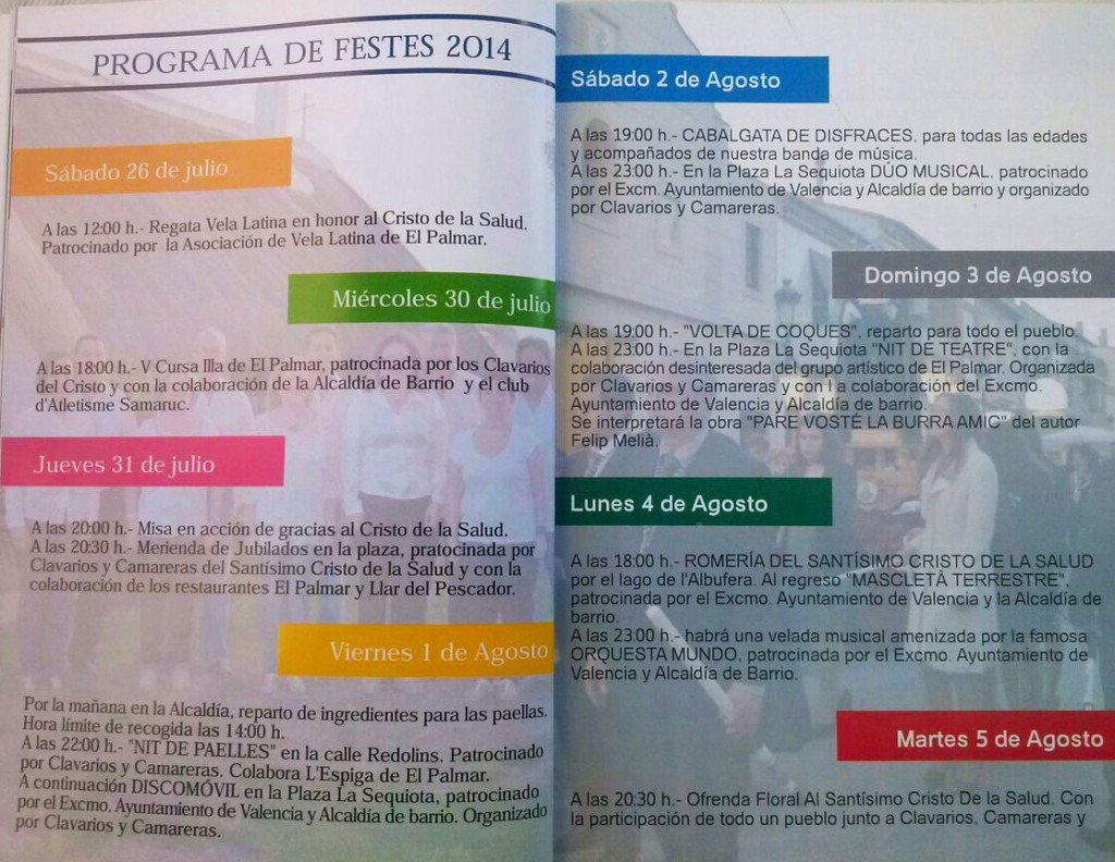 Programa de festes 2014